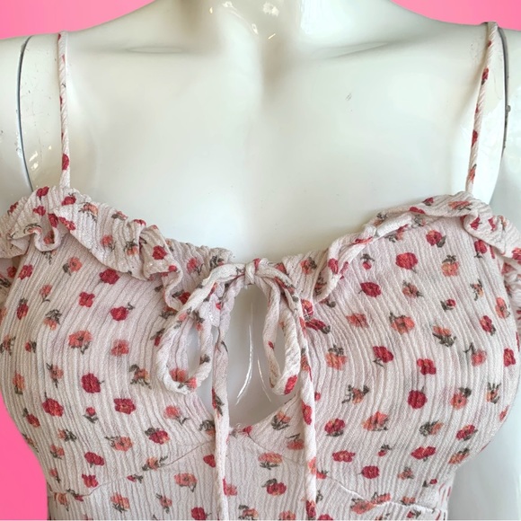 FREE PEOPLE MINI SUNDRESS. WOMEN’S SIZE M/M. BARBIECORE - Picture 5 of 10